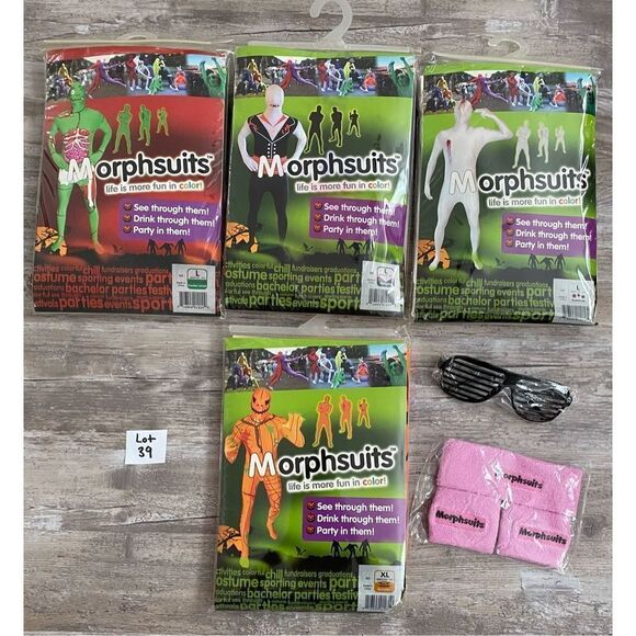 Set of 4 Morphsuits Halloween Costumes Lot 39